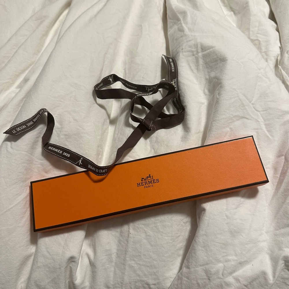 Hermes Rectangular Box and Ribbon